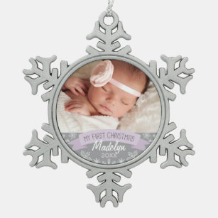 baby girl first christmas tree decoration