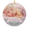 First Christmas Light Pink Baby Girl Photo