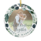 First Christmas merry and married couple photo 