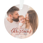 First Christmas Mom and Dad Photo Ornament
