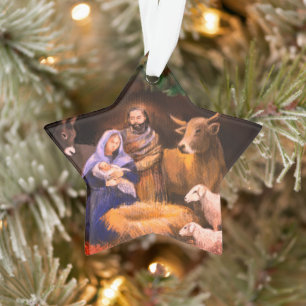 First Christmas nativity Ornament
