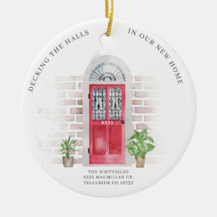 First Christmas New Family Home Decking New Halls Ceramic Tree Decoration