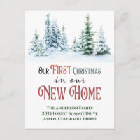 First Christmas New Home For The Holidays Moving