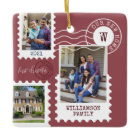 First Christmas New Home Fun Postage Stamp Photos