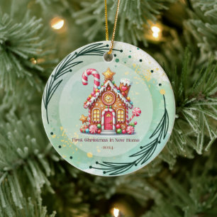  First Christmas new home quote  Ornament