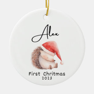First Christmas, Personalised Baby's Name Ornament
