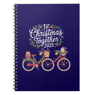 First Christmas Together 2025 Romantic Couple Notebook
