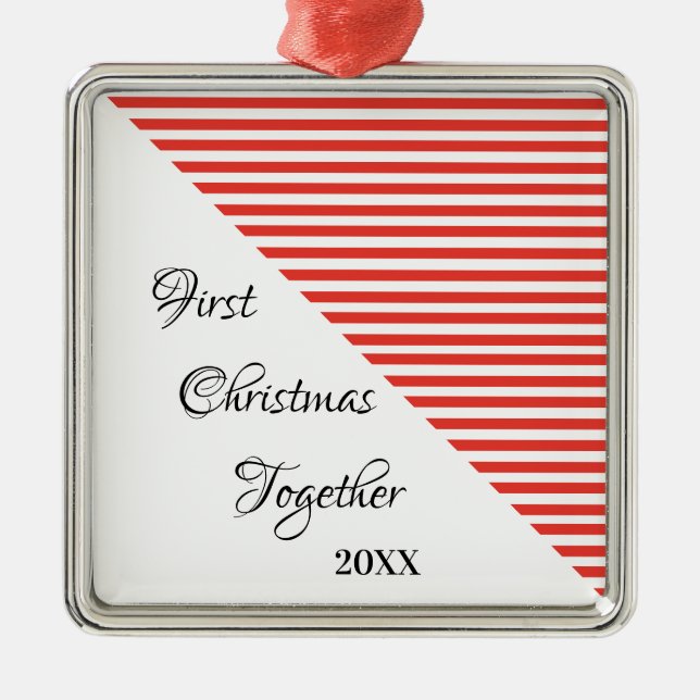FIRST CHRISTMAS TOGETHER 20xx Ornament (Front)