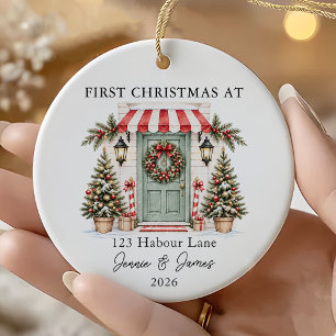 First Christmas Together in New Home Ceramic Tree Decoration