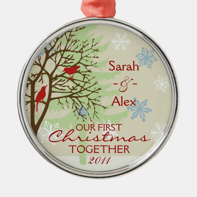 First Christmas Together Ornament (Front)