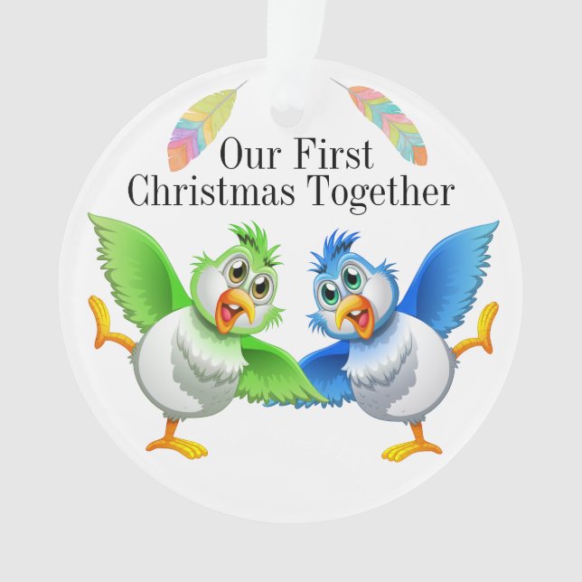 First Christmas Together Ornament (Front)