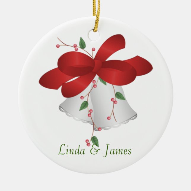 First Christmas Together Ornament Personalised (Front)
