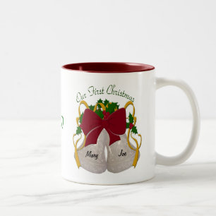 First Christmas Wedding Bells Mug