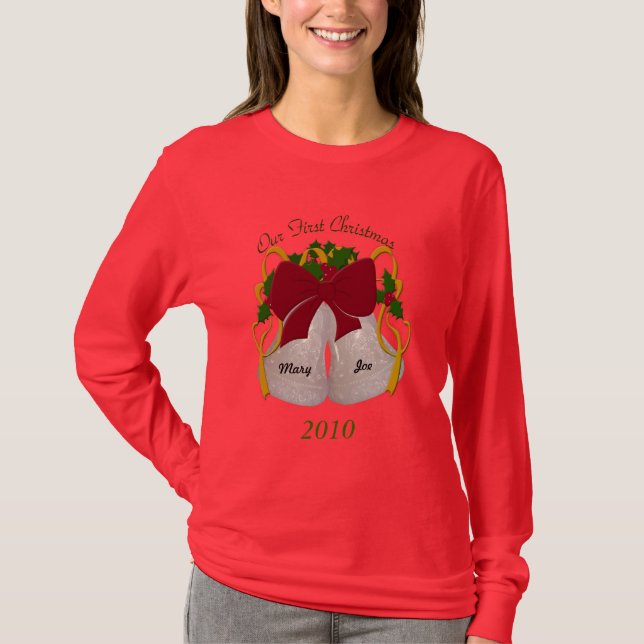 First Christmas Wedding Bells Shirt (Front)
