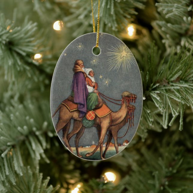 First Christmas Wise Men Vintage Ornament (Tree)