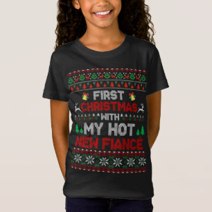 First Christmas With My Hot New fiance Couple T-Shirt