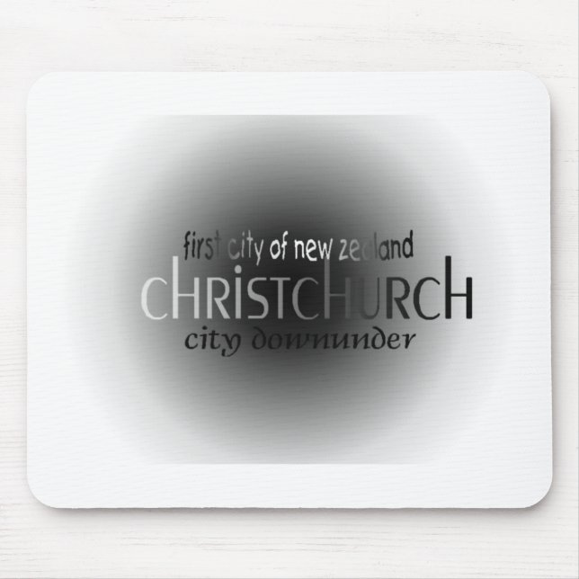 First City Christchurch Mouse Pad (Front)
