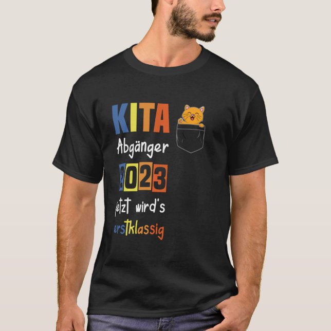 First Class 2023 Cat T-Shirt (Front)
