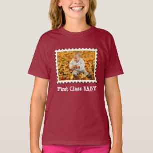 FIRST CLASS BABY Best Baby custom horizontal photo T-Shirt