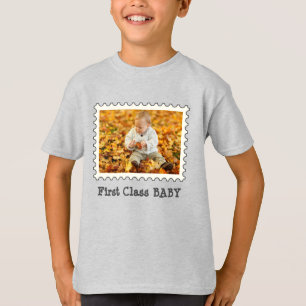 FIRST CLASS BABY Best Baby custom horizontal photo T-Shirt