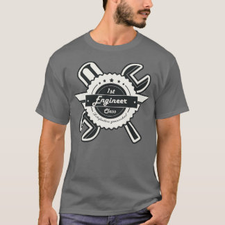 First Class Engineer Retro Career Gift T-Shirt