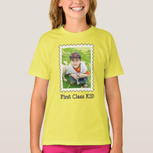 FIRST CLASS KID Best Kid Ever custom photo T-Shirt