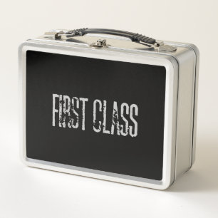 First Class Metal Lunch Box