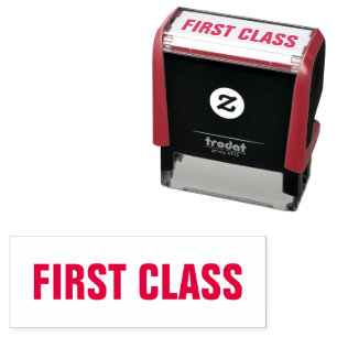 FIRST CLASS SELF-INKING STAMP