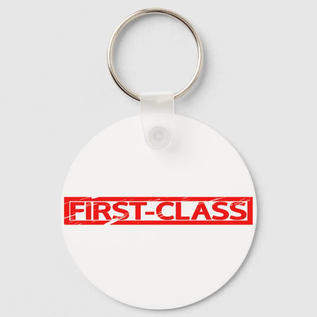 First-class Stamp Key Ring (Front)