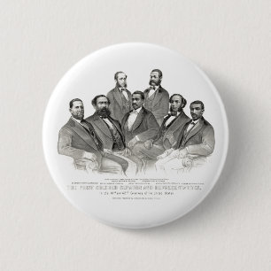 First Coloured Senator and Representatives 6 Cm Round Badge