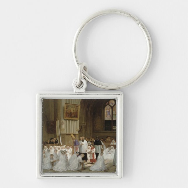 First Communion, 1867 Key Ring (Front)