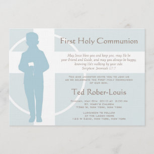 First Communion and Announcement - Boy