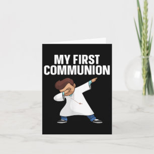 First Communion Art For Boys Girls Kids 1st Holy C Card