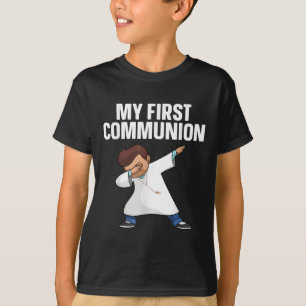 First Communion Art For Boys Girls Kids 1st Holy C T-Shirt