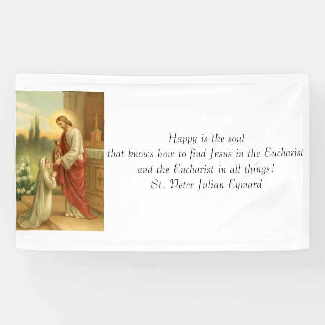 First Communion Banner: Eucharist in All Things Banner (Horizontal)