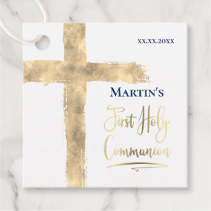 First Communion boy Favour Tags