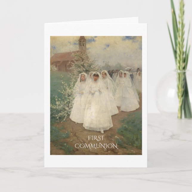 First Communion Card (Front)