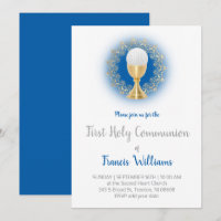 First Communion catholic boy