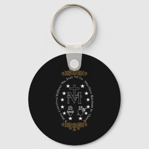First Communion Catholic O Mary For Boy Girl Kids Key Ring