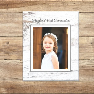 First Communion Day! Custom Photo Canvas Art