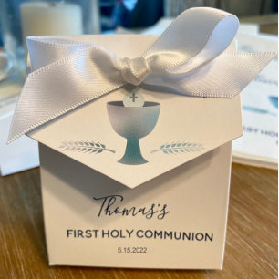First Communion Favour Box, 1st Holy Communion Box