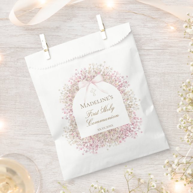 First Communion girl Favour Bags (Clipped)