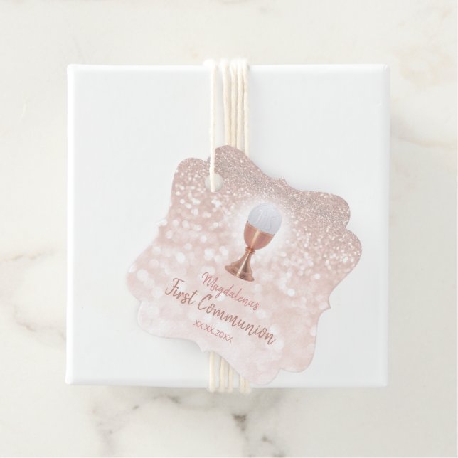 First Communion | girl Favour Tags (In Situ)