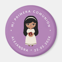 First Communion Hispanic Girl  Mi Primera Comunion