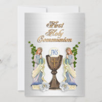 First communion invitation
