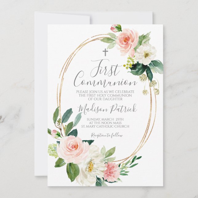 First Communion Invitation (Front)