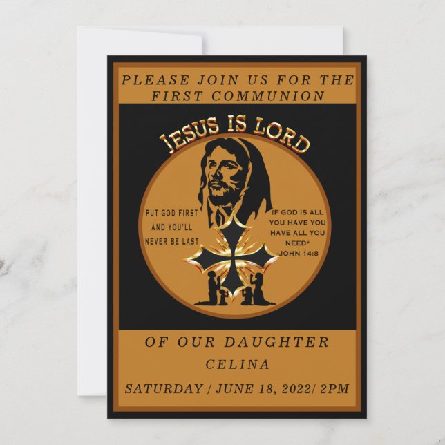 First Communion Invitation (Front)
