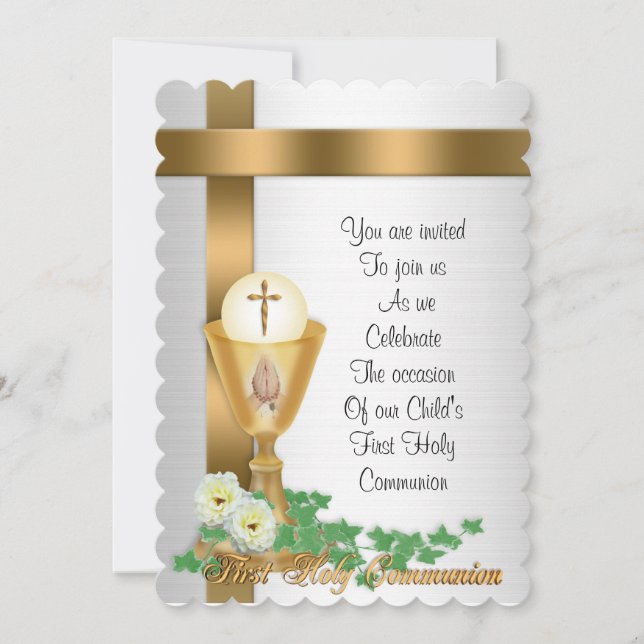First Communion invitation (Front)