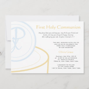 First Communion Invitation