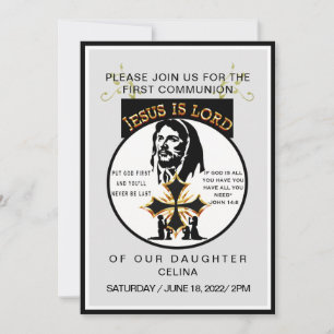 First Communion Invitation